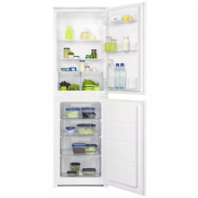 Zanussi ZNFN18FS5 Integrated Fridge Freezer - White - Low Frost - 50/50 - Bui... • £499