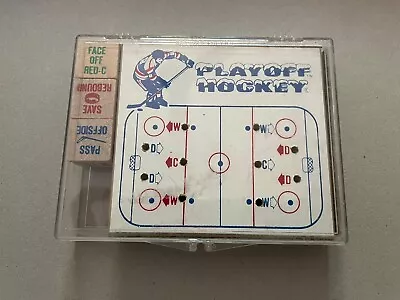 Rare Vintage Playoff Hockey Wooden Dice Game Crestline Mfg 1970s • $9.99