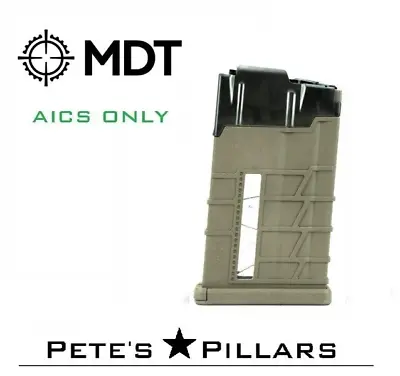 MDT Poly/Metal AICS 10 RD Magazine Bolt Action 308 Win 6.5 Chassis SA 103089-FDE • $54.99