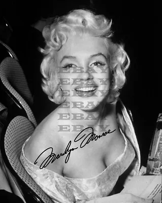 Marilyn Monroe Vintage Autographed Signed 8x10 Photo Reprint • $18.99