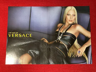 Lady Gaga For Versace Designer Clothes 2014 Print Ad - Great To Frame! • $6.95