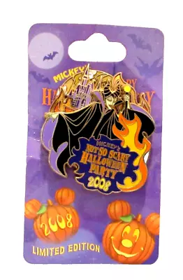 Disney Mickey Not So Scary Halloween Party 2008 Maleficent Pin- Le 2500- Pp64176 • $29.79