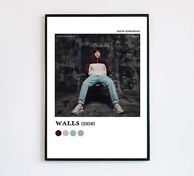 Walls Louis Tomlinson Album Poster Colour Palette Art • £5