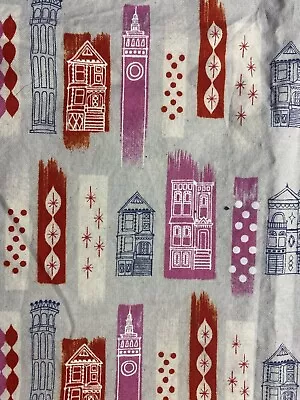 Melody Miller Fabric- Jubilee Line: In The City- 1/2 Yard (18” X 42”) Japan • $15