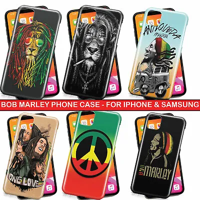 £5.99 • Buy Bob Marley Iphone 11 12 13 14 Max Pro Mini Case Jamaica Rasta Style Shell  XR 8