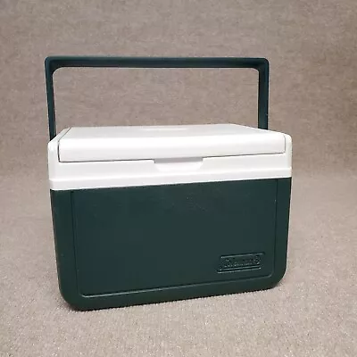 Coleman Hunter Green Lunch Mini Cooler 5 Qt. Model 5205 Made In USA 1998 6 Pack  • $15