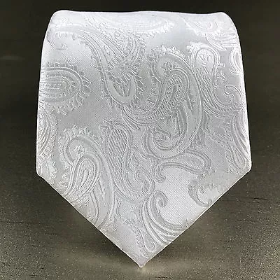 CLEARANCE MEN'S PAISLEY Microfiber SELF TIE NECK TIE FORMAL PARTY WEDDING PROM • $10.89