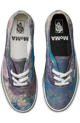 Vans MOMA Water Lilies By Claude Monet Authentic Size Womens 8 Or Mens 6.5 NWT • £98.88