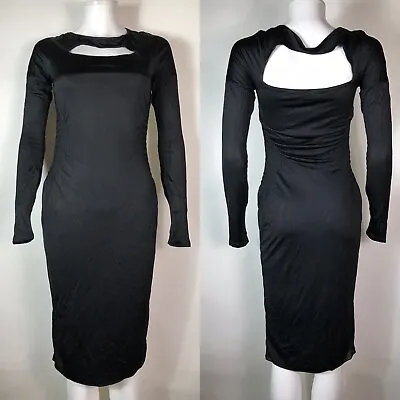 Rare Vtg Gucci Black Cut Out Dress S • $328