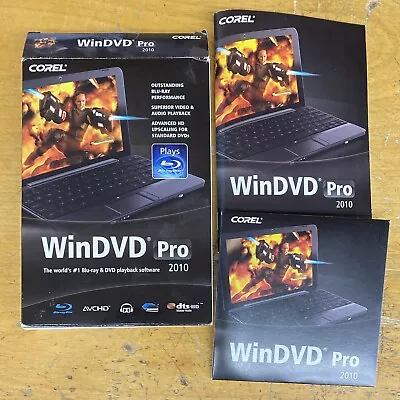 Corel WinDVD Pro 2010 DVD/Blu-ray   Player Software • $15