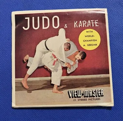 Scarce Sawyer's B670 Judo & Karate With A. Geesink View-master 3 Reels Packet • $89