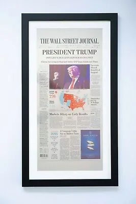 $250 • Buy The Wall Street Journal Nov. 9, 2016 Donald Trump Printer Plate
