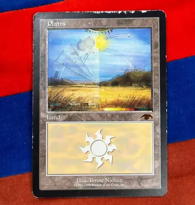 1999 MTG Guru Land Guru Plains VG/Poor Heavily Played RARE Magic The Gathering • $350