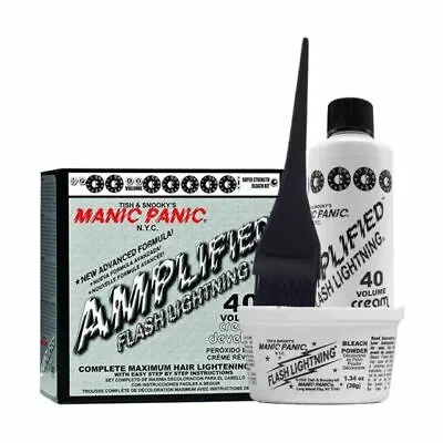 Manic Panic Flash Lightning Hair Bleach Kit 40 Volume Cream Developer • $14.99