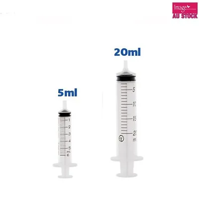 $5.89 • Buy Measuring Syringe Sterile Syringe Slip Tip Disposable 2 Sizes