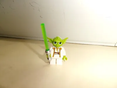 LEGO Star Wars Jedi Master Yoda With Light Saber From #75358 Tenoo Jedi Temple • $13.69