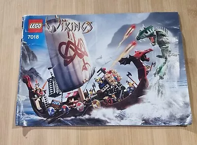 £9.99 • Buy Lego 7018 Viking Ship Midgard Serpent Instruction Book Only 2005 FREE P&P 