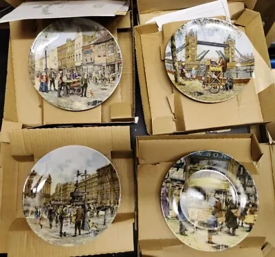 Vintage Davenport Cries Of London Collector Plates Set Of 4 As Pictured  • £18