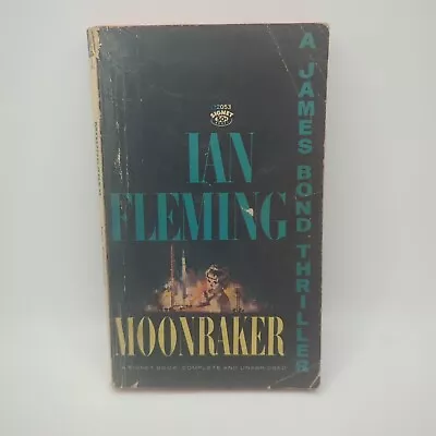 Moonraker 1ST Us Paperback Edition 18th Print Novel Book Vtg James Bond Thriller • $13.59