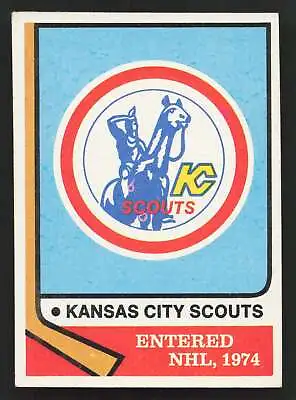 $4.99 • Buy Kansas City Scouts 1974-75 Topps #169 Kansas City Scouts EX {0517