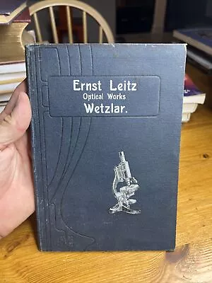 1907 Leitz Microscopes & Accessory Apparatus Catalog Vintage Original Hardback • $318.67