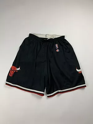 Vintage Champion Chicago Bulls NBA Drawstring Athletic Shorts Men’s Size XL • $19.99