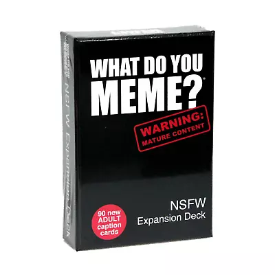 $22.80 • Buy What Do You Meme? NSFW Expansion Deck
