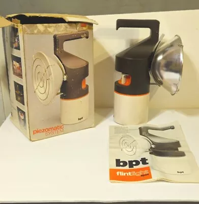 VINTAGE SPOT Flintlight BPT Automatic System Made In Italy PIEZOMATIC Butane  • $60