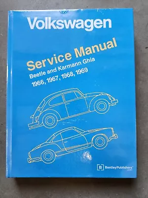 $42.50 • Buy Volkswagen Official Service Manual - Beetle And Karmann Ghia 1966-1969