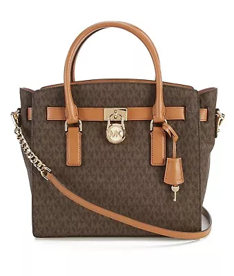 Michael Kors Signature Leather Satchel Large • $90