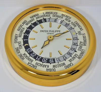 Patek Philippe Worldtime Swiss Made Vintage Dealers Murale Timepiece • $36700