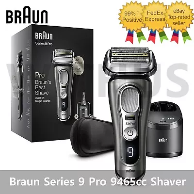 Braun Series 9 Pro 9465cc Cordless Men's Electric Shaver Wet&Dry - Graphite • $549.26