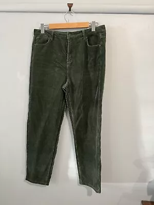 Ghanda Green Cord Jeans Size 12 • $15