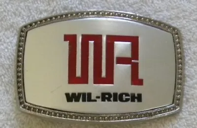 Vintage Wil-Rich Farm Machinery & Equipment WR Belt Buckle • $12.99