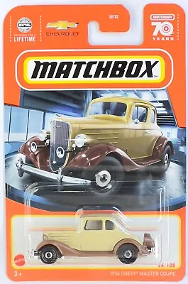 Matchbox 1934 Chevy Master Coupe New 2023 • $9.99