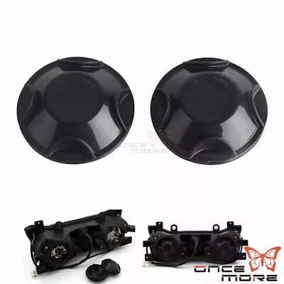 Black Front Headlight Rear Cover Dust Cover For Kawasaki ZX-6R 636 ZX-10R 03-19 • $14.14