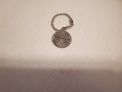 3  Metal Keychain 4-H Club Pledge Clover Emblem  • $5.99