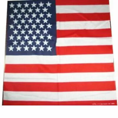 United States Of America Bandana Head Scarf Durag Flag Face Mask Man Cave Gift • $4.99