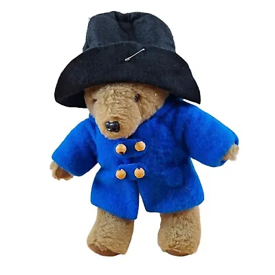 Teddy Bear Styled As Paddington Bear 33 Cm Soft Toy No Tags Raincoat Hat • £35