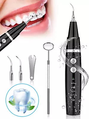 Ultrasonic Tooth Cleaner - Plaque Remover For Teeth Remove Teeth Stain Tarter Pl • $63.95
