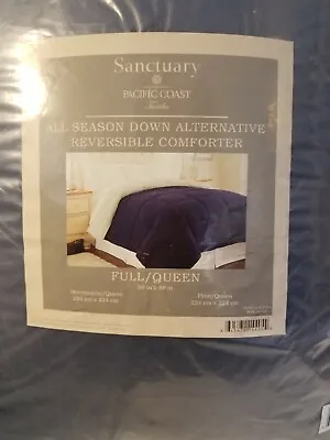 Pacific Coast Textiles Sanctuary All Season Down-Alternative Reversible Comforte • $40.16