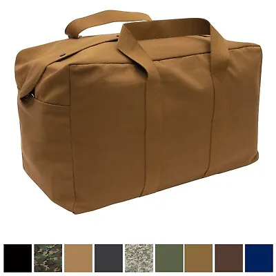 Canvas Cargo Bag Tactical Heavy Duty Cotton Large Military Parachute Duffle Bag • $33.99