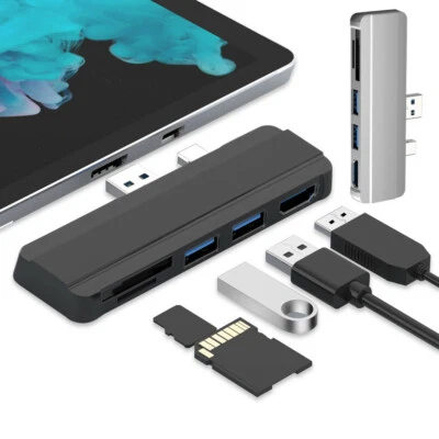 $27.95 • Buy USB 3.0 HUB Docking Station Adapter Expansion For Microsoft Surface Pro 4/5/6