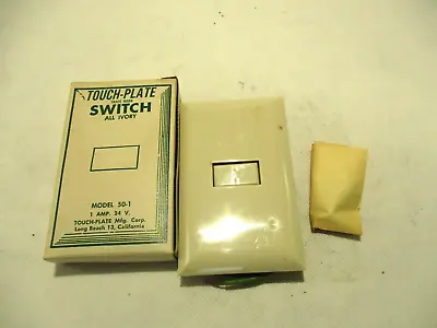 $19.99 • Buy New Touch-plate 50-1 5001 Ivory Momentary Button Switch 1a/amp 24v