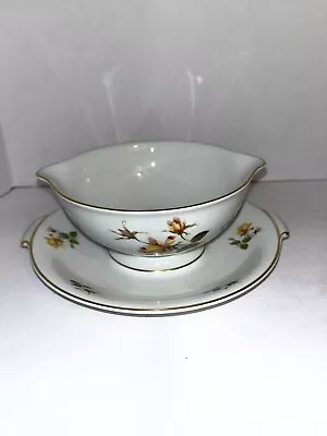 Vintage Rosenthal Aida China Petal Lane Footed Gravy Boat Bowl Made In Germany • $20.99