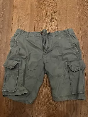 FatFace Breakyard Cargo Shorts Green - W32 L10 • £24.99