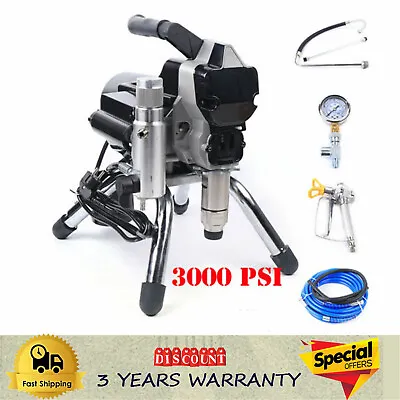 3KPSI Airless Sprayer Wall Paint Spray Gun HighPressure Spraying Machine 23MPa🔥 • £287.97