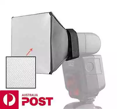 Flash Softbox Diffuser For Nikon Speedlight SB 300 400 600 700 800 900 910 AUS • $8.98