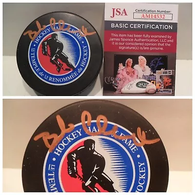 Bobby Clarke Autographed Signed Hall Of Fame Puck JSA COA Philadelphia Flyers • $66.99