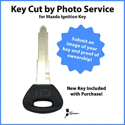 -Key Cut By Photo- Service For Replacement Mazda Non-Transponder Car Key MZ31-P • $33.96